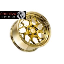 Aodhan 18x9.5  DS01 5x114.3 +30 Gold Vacuum Rims Fit Civic Prelude Accord Rsx Tsx
