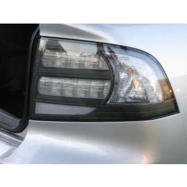 2004-2008 Acura TL Black Trim Clear Lens or Smoke Lens Rear Tail Light Cover Made by DEPO