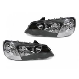 2002-2003 Acura TL DEPO JDM Style Black Housing Headlight With Clear Corner