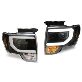 2009-2014 Ford F150 F-150 Pickup SVT Raptor LED Plasma Light Bar Projector Headlight