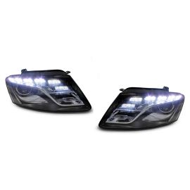 2009-2012 Audi Q5 DEPO For Halogen Model Facelift Style LED Strip Projector Headlight