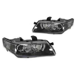 2004-2008 Acura TSX JDM Style DEPO Clear Corner D2S Projector Headlights