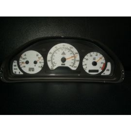 1998-1999 Mercedes CLK Class W208 White Gauge Face For Instrument Cluster