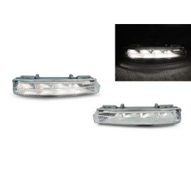 2011-2014 Mercedes C Class W204 Non-AMG C63 ModelS OEM Replacement Bumper LED DRL Daytime Running Light