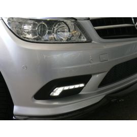 2008-2010 Mercedes C Class W204 Without Sport Package Bumper LED DRL Daytime RunnIng Light
