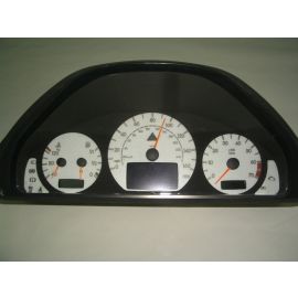 2000-2002 Mercedes E Class W210 White Gauge Face For Instrument Cluster