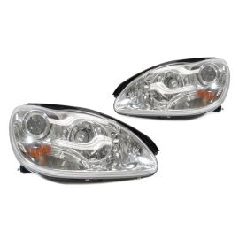 2003-2006 Mercedes S Class W220 Halogen Model DEPO Projector Headlight With Optional Xenon