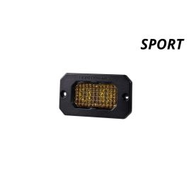 Stage Series 2" SAE Yellow Sport Flush Mount LED Pod (one)