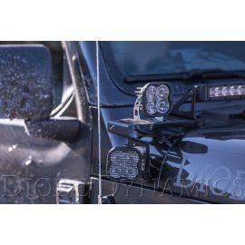 2020-2023 Jeep Gladiator Cowl Mount LED Brackets