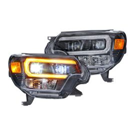 Toyota Tacoma (12-15) XB Hybrid LED Headlights (Amber DRL)
