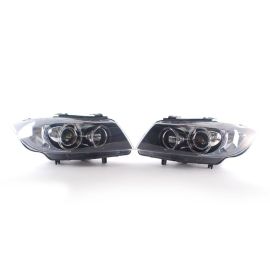 ZKW OE Euro Xenon E90 E91  3-Series AFS Bi-Xenon Headlights Projectors with Celis Standard Angel Eyes PAIR