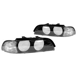 DEPO Euro Clear Corner Replacement Headlight Lenses for 97-00 BMW E39