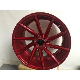 W013 Red Machined Face With Red Clear Coat 19x8.5 ET35 5x114.3 CB73.1