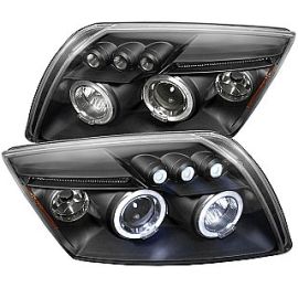 Dodge Caliber Projector Headlights with LED Halos 06-08