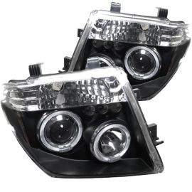 2005-2007 Nissan Frontier / Pathfinder Black Housing Dual Halo A