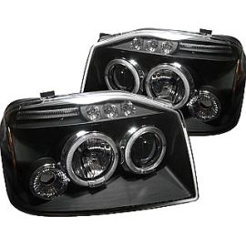 Nissan Frontier Projector Headlights With LED Angel Eyes 01-04