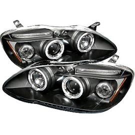 Toyota Corolla Projector Headlights With LED Angel Eyes 03-06