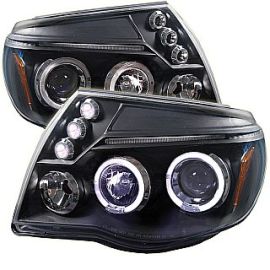 Toyota Tacoma Projector Headlights With LED Angel Eyes 05-08