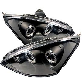 Ford Focus Projector Headlights Dual LED Halos 00-04