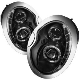 Mini Cooper Projector Headlights with LED Halo 02-05MY