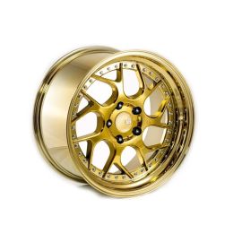 Aodhan 18x9.5  DS01 5x114.3 +22 Gold Vacuum Rims Aggressive Fits Civic Veloster