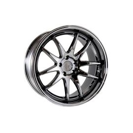 Aodhan 18x9.5  DS02 5x114.3 +15 Black Vacuum Rims Stance Fits Civic Veloster TL