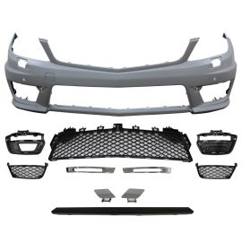 2012-2014 W204 AMG FRONT BUMPER WITH LED