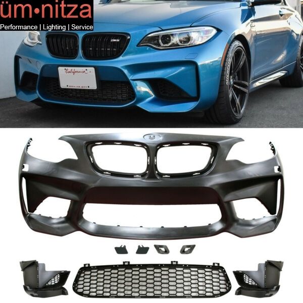 Fits 14-18 Fit BMW F22 F23 2 Series M2 Style Front Bumper Cover