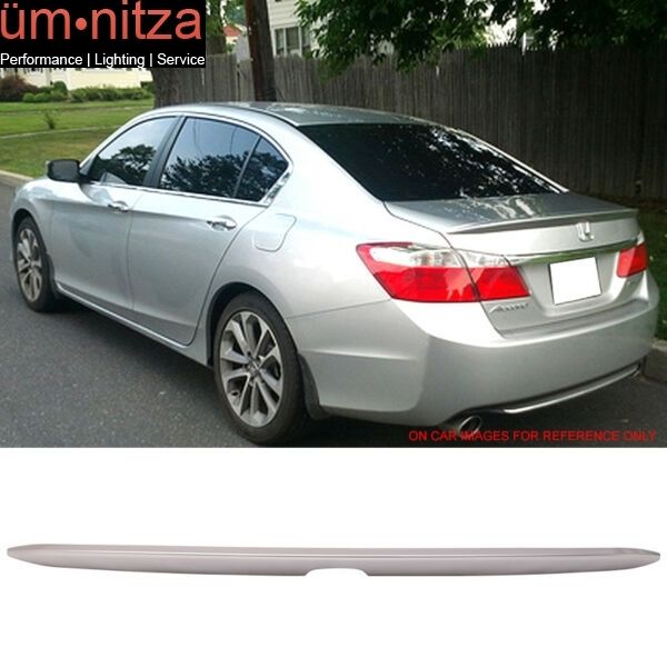 Fits 13-17 Accord OE Trunk Spoiler Painted #NH700M Alabaster Silver Metallic