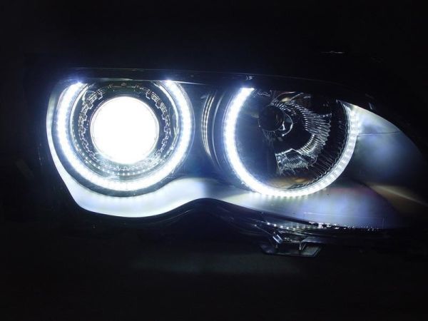Unique Style Racing Limited Lifetime Warranty UHP (Ultra High Power) LED  Angel Eye Halo RIngs For