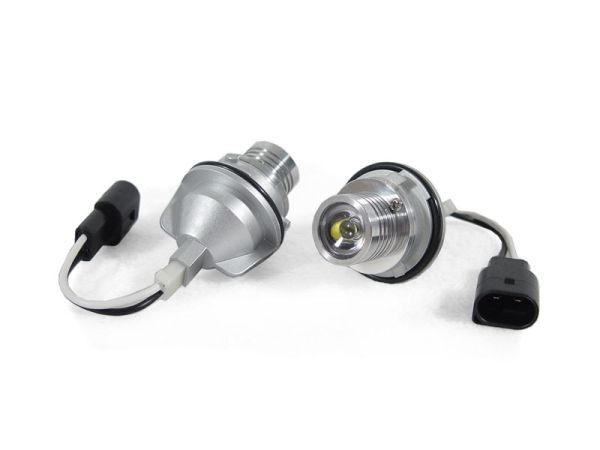 White LED Angel Eye Upgrade Bulb Kit For With Factory Halo