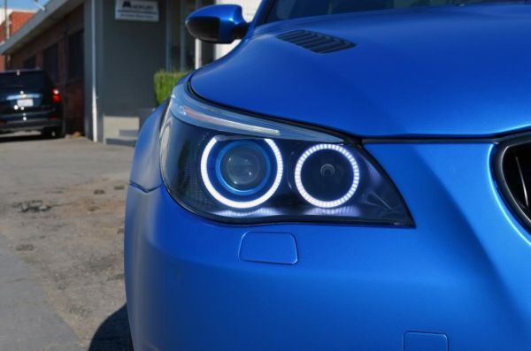 BMW E60 & E61 CCFL Angel eyes head lamps - SC Styling
