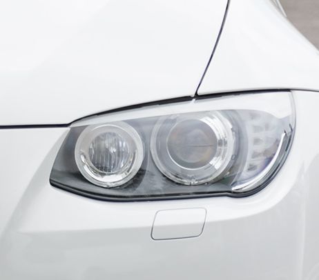 Facelift AFS Bi Xenon Headlights Front Headlight Lamps PAIR Projectors with  LED Angel Eyes BMW 3