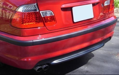 For BMW E46 3-series Mtech Style Rear Bumper for SEDAN ONLY