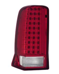 02-06 Cadillac Escalade Red / Clear LED Taillights G2