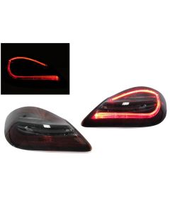 2009-2012 Porsche Boxster Caymen 987 Chassis Red/Clear or Red/Smoke Light Bar LED Rear Tail Lights