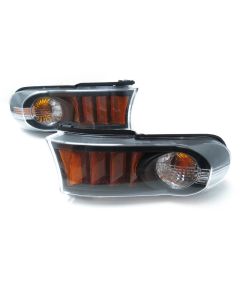 2007-2014 Toyota FJ Cruiser DEPO Black / Clear Corner Signal Light