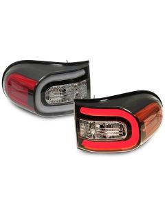 2007-2014 Toyota FJ Cruiser LED Plasma Light Bar Black Tail Lights