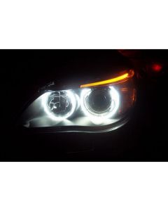 White LED Angel Eye Upgrade Bulb Kit For With Factory Halo Applications - Fit BMW E39 / E60 / E53 X5 / E63 / E65