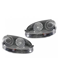 2005-2010 VW Jetta / 06-09 Golf / 07-10 Rabbit Mk.5 GTI Style Projector Headlight With Optional Xenon HID