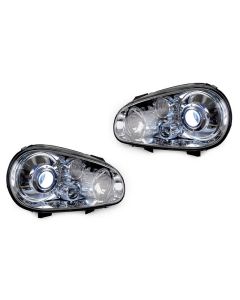 1999-2005 VW Golf / GTi Mk. 4 R32 Style DEPO Projector Glass Lens Headlight With Optional Xenon HID