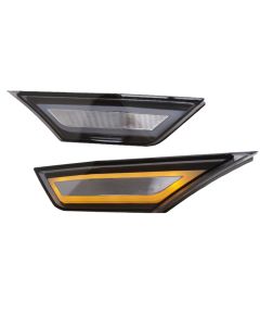 10th Gen Honda Civic LED Side Marker Set Pair Reflector - Smoke Lens Amber LED