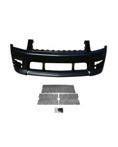 05-09 Ford Mustang V6 Racer Boy Style Front Bumper Kit w/ Lower Mesh Grilles