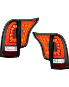 Torcia LED Tail Lights w/ Smoke Lens Chrome Housing for 05-15  Toyota Tacoma