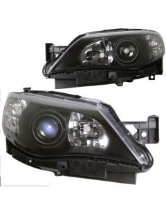 JDM Black Projector Headlights For 2008-14 Subaru Impreza/WRX/STI 08-11 Outback