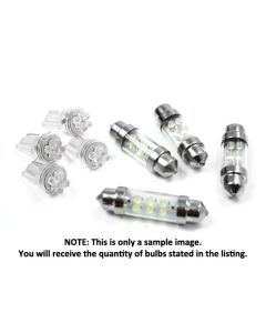 FOR 03-07 INFINITI G35 2DR COUPE 6-PIECE LED INTERIOR BULB KIT - WHITE