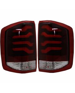 14-17 Chevy Silverado 1500 2500HD Sierra 3500HD LED Taillights - Red/Black/White