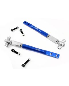 WICKED TUNING BLUE FRONT TENSION RODS FOR NISSAN 240SX S13 S14 / 300ZX Z32