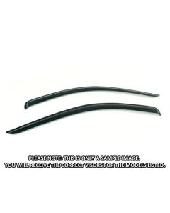 Fits 95-98 NISSAN 240SX S14 TINTED WINDOW VISORS - 2 PIECE SET