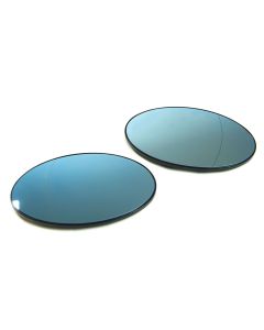 Mini Cooper R50 R52 R53 Polarized Blue Anti-Glare Heated Split Mirror Glass